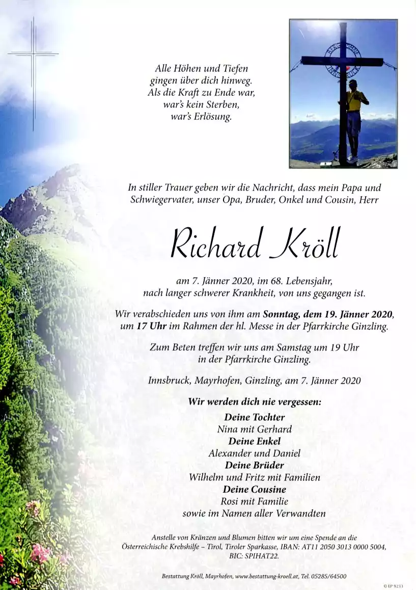 Parte von Richard Kröll